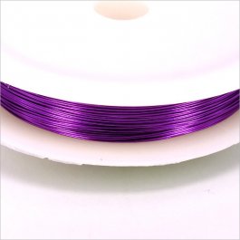Drôt 0,3mm, cievka 20m, fialová